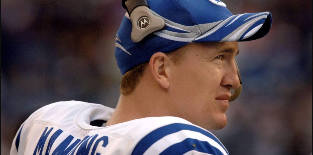 Quarterback des Indianapolis Colts, Peyton Manning